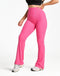 Flare Ribbed Leggings V2 - Pink