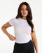 SmoothForm Ruched Sculpt Top - White