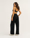 Elemental Wide Leg Sweatpants - Black