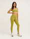 Lycra Invisible Scrunch Leggings - Olive