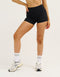 Lycra Invisible Scrunch Pocket Shorts - Black