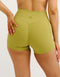 Lycra Invisible Scrunch Pocket Shorts - Olive