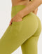 Lycra Invisible Scrunch Straight Leg Pant - Olive