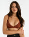 Elemental Triangle Bralette - Brown