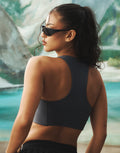 Nova Lycra® Pocket Racer Bra - Storm Grey
