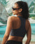 Nova Lycra® Pocket Racer Bra - Storm Grey