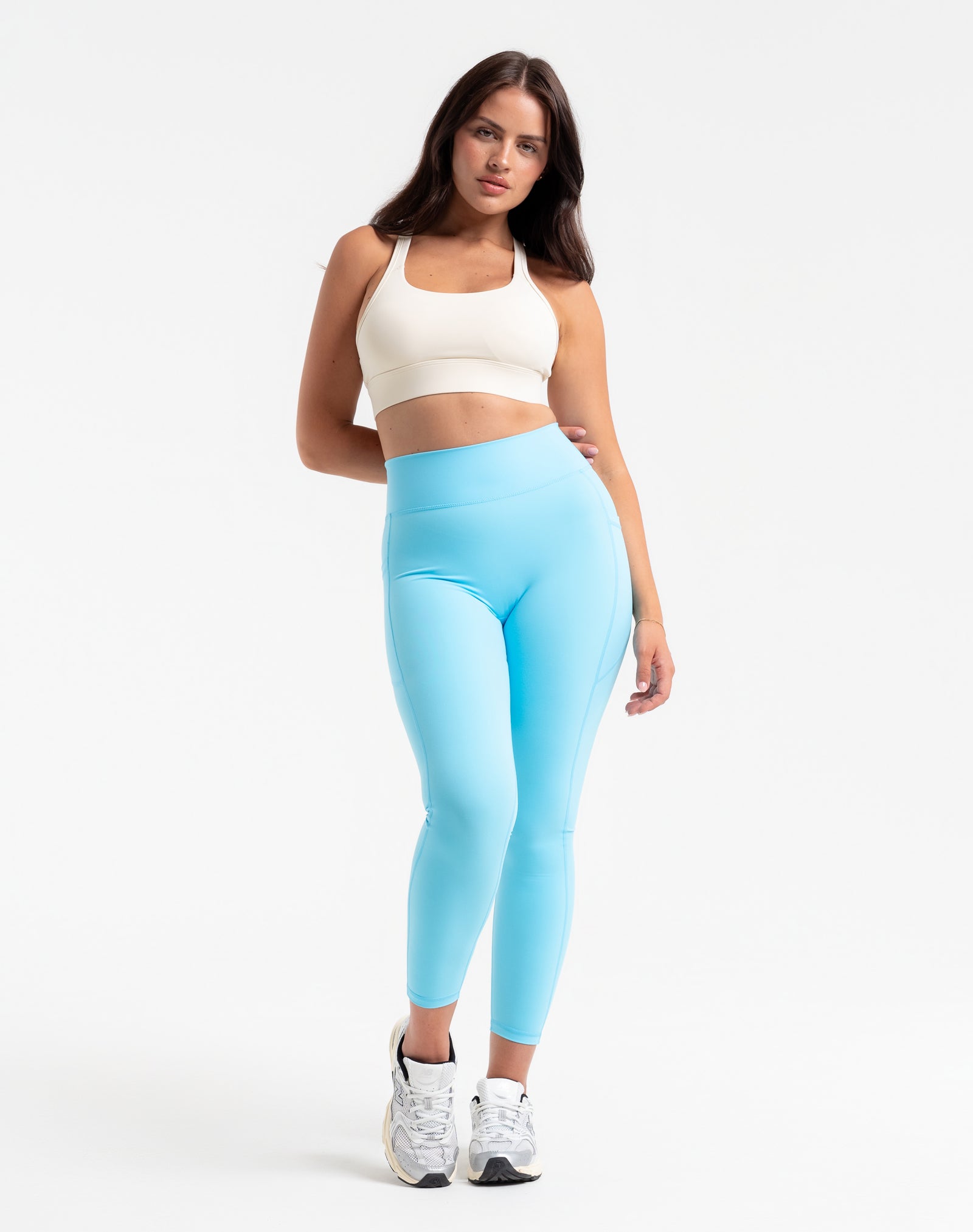 Ascend Pocket Leggings 25" - Baby Blue