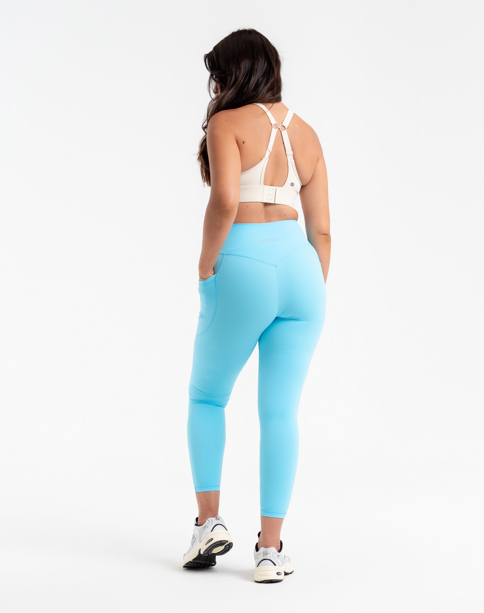 Ascend Pocket Leggings 25" - Baby Blue