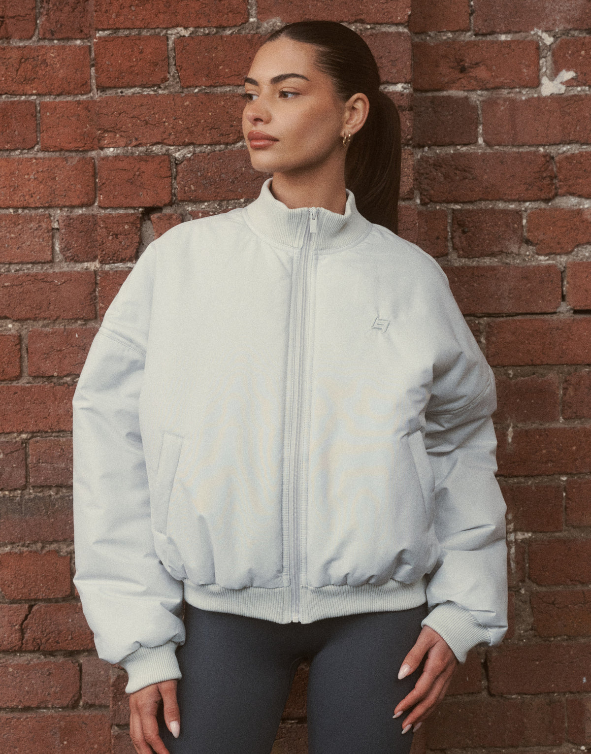 Tempo Pulse Bomber Jacket - Glacier
