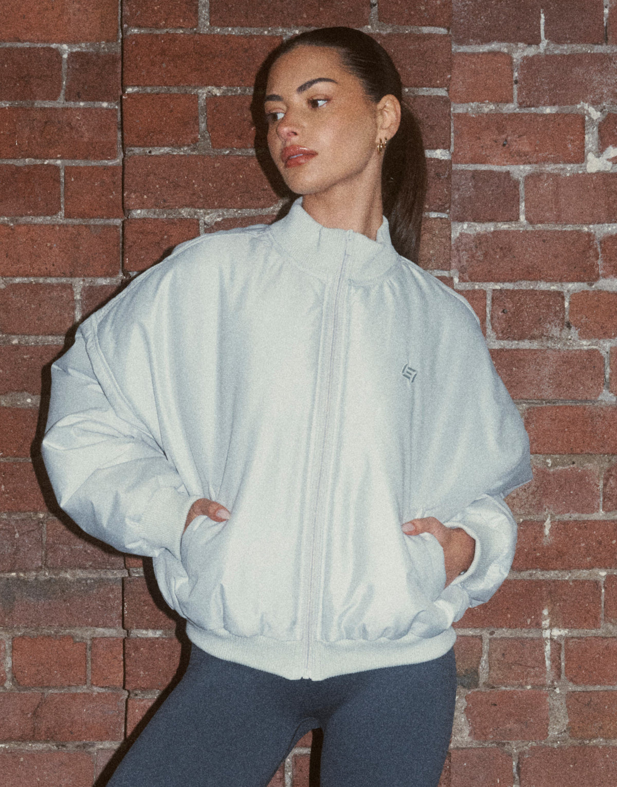 Tempo Pulse Bomber Jacket - Glacier