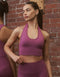 Tempo Pulse Halter Bra - Plum