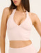 Lycra Halter Tank - Mauve