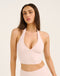 Lycra Halter Tank - Mauve