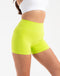 Ascend Pocket Shorts 4" - Lime Green