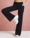 Lycra Wide Leg Pant - Black