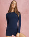 Lycra Seamless Long Sleeve - Navy