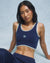 Mode Contrast Crop - Navy