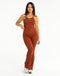 Air Support Tank with Built in Bra Shelf - Brown