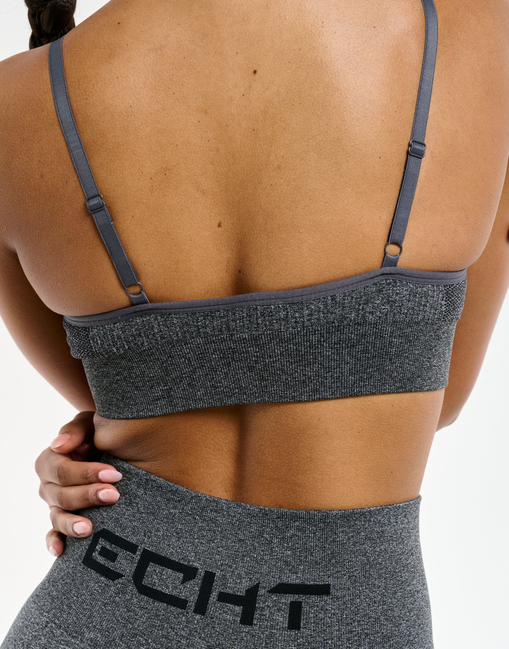 Arise Key Seamless Sports Bra - Charcoal