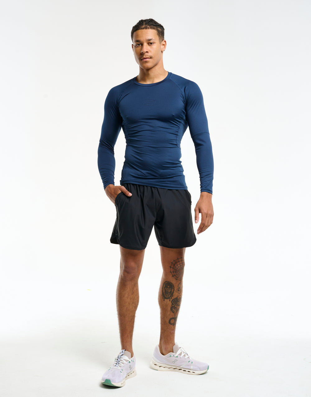 Compression Long Sleeve - Dark Blue