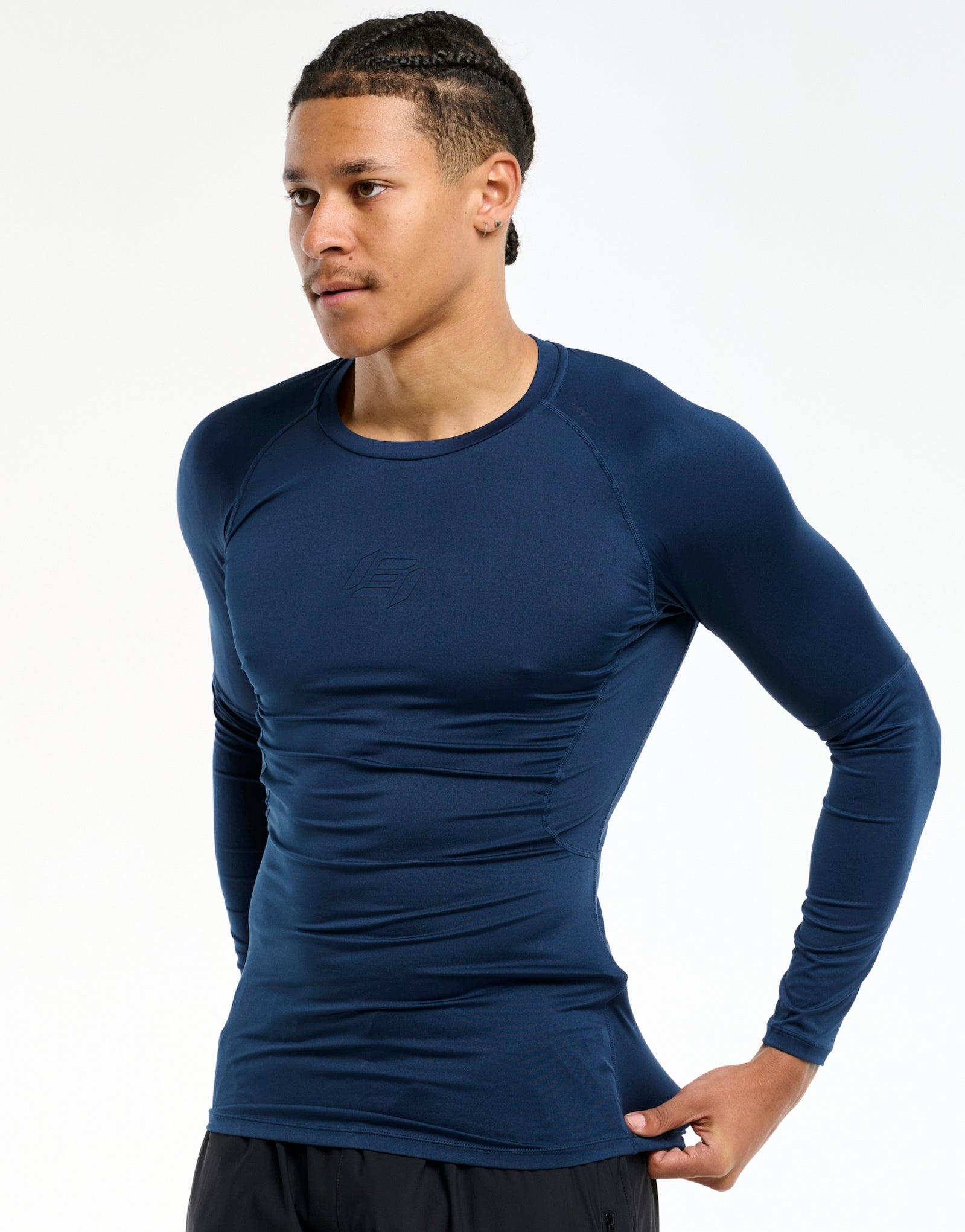 Compression Long Sleeve - Dark Blue