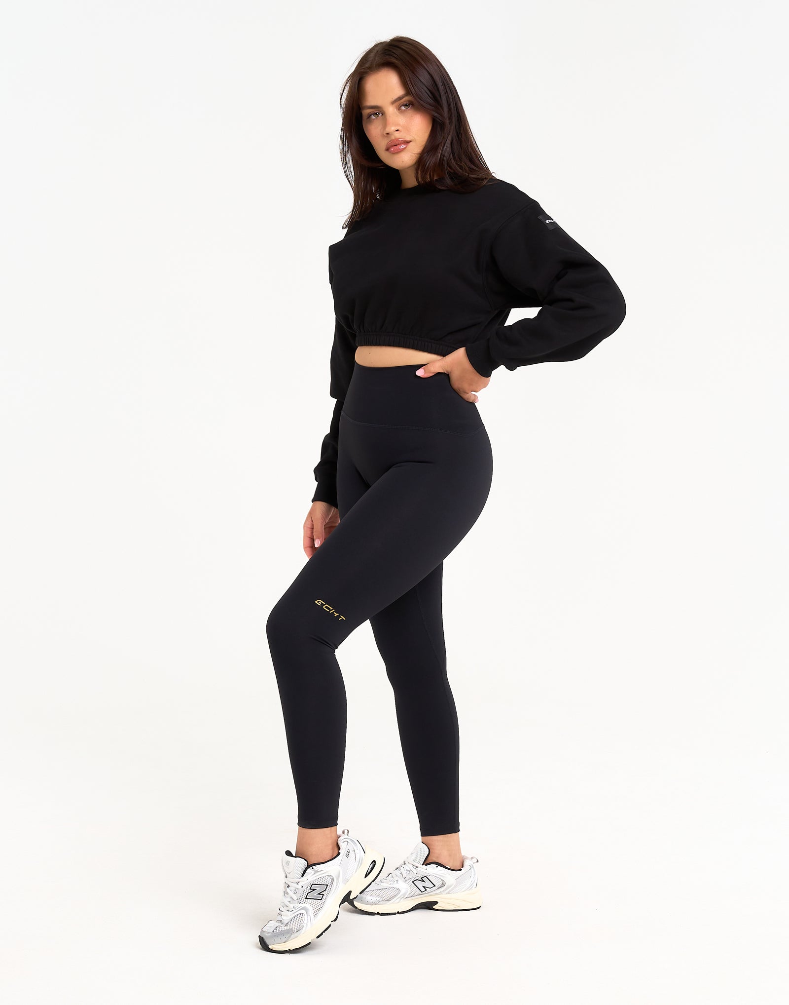 Esteem Cropped Sweater - Black