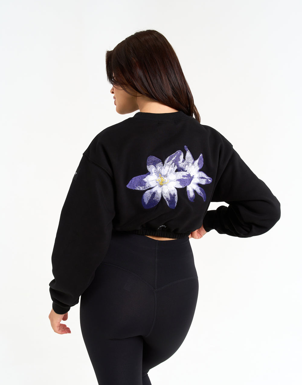 Esteem Cropped Sweater - Black