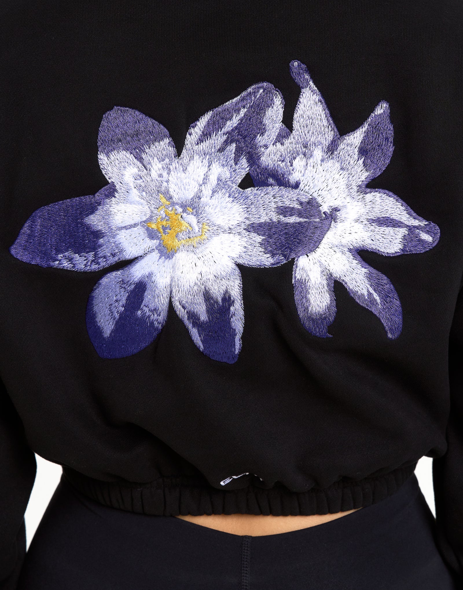 Esteem Cropped Sweater - Black
