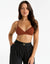 Elemental Crossover Bralette - Brown