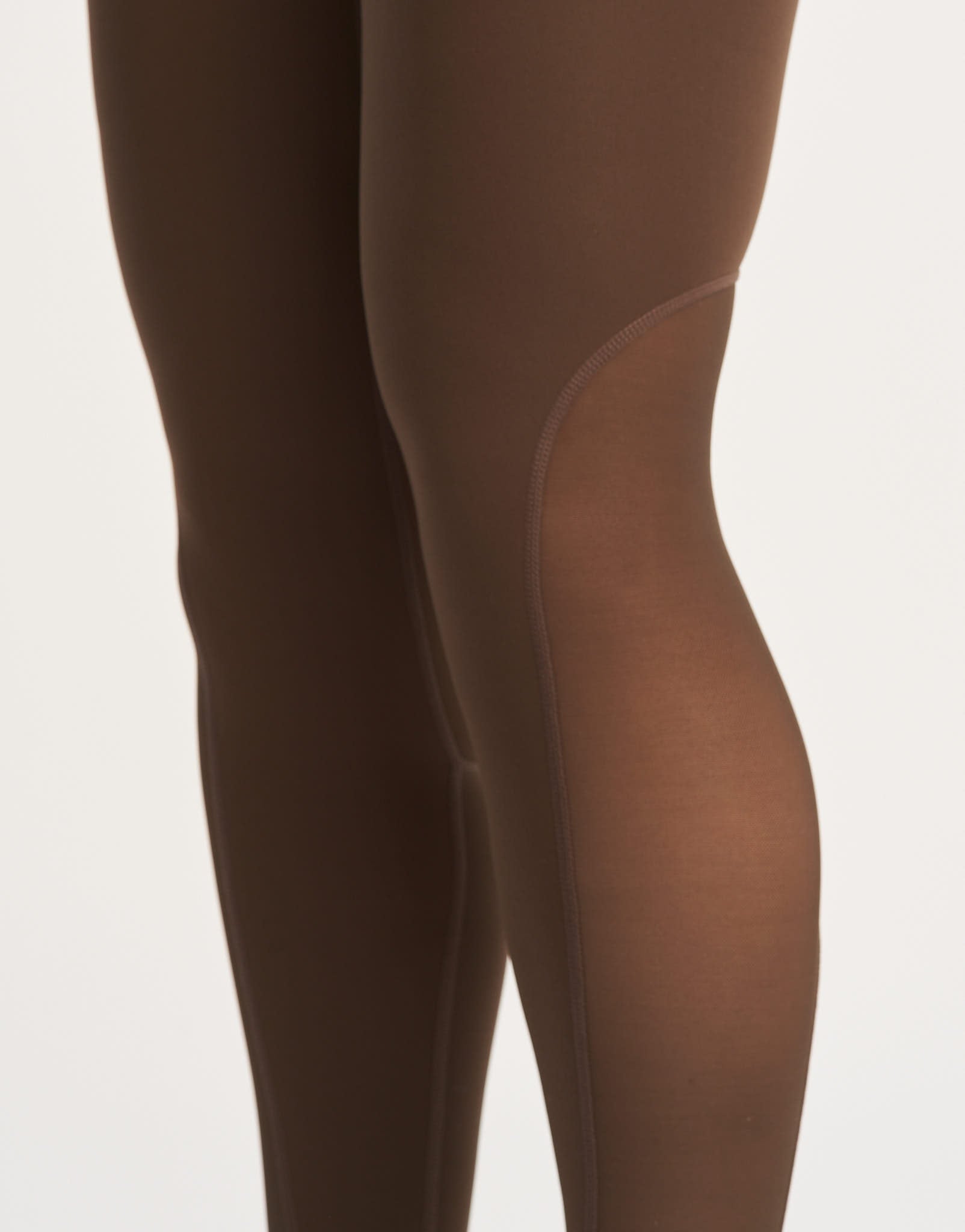 Crossover Leggings - Fudge Brown