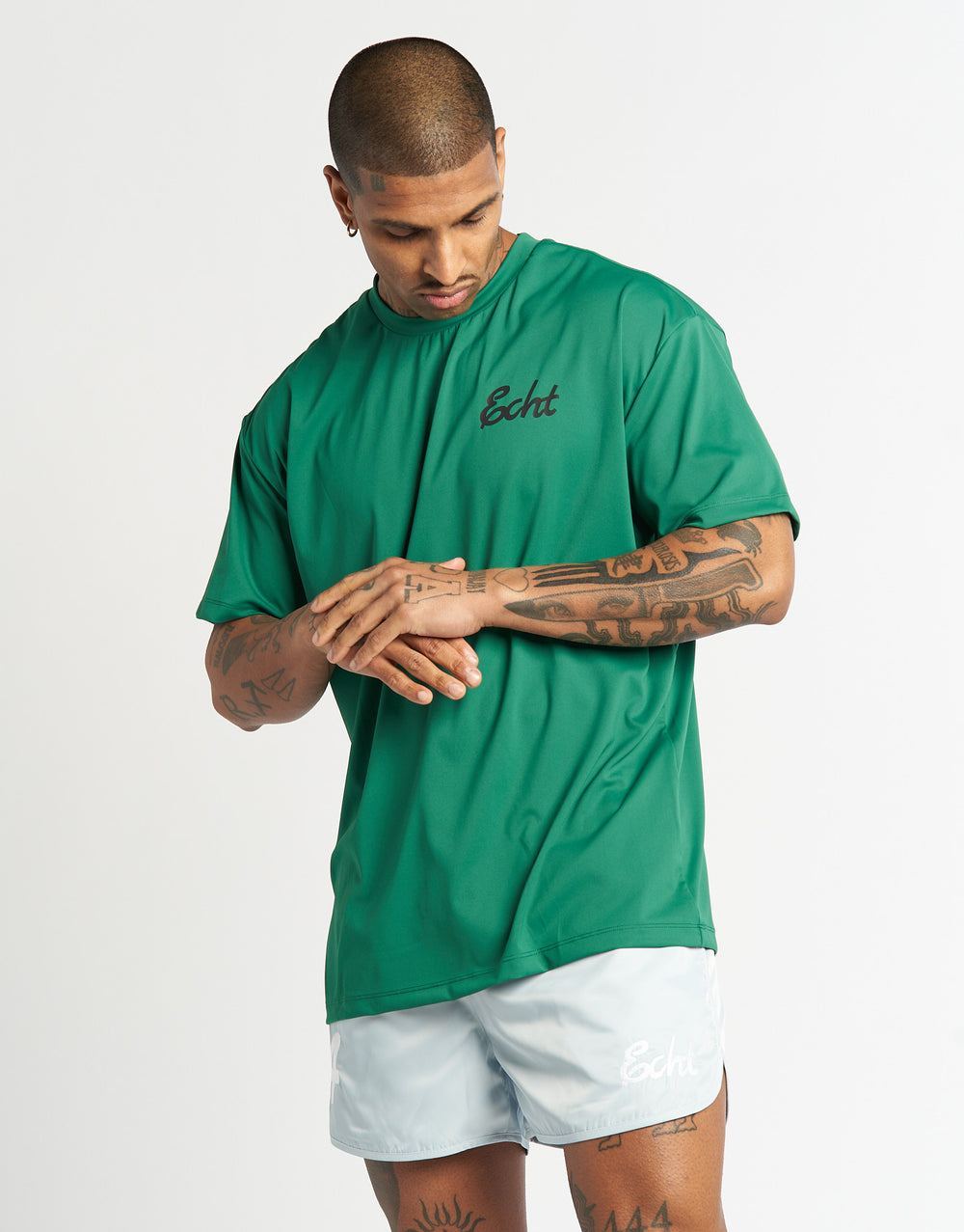 Script T-Shirt - Green