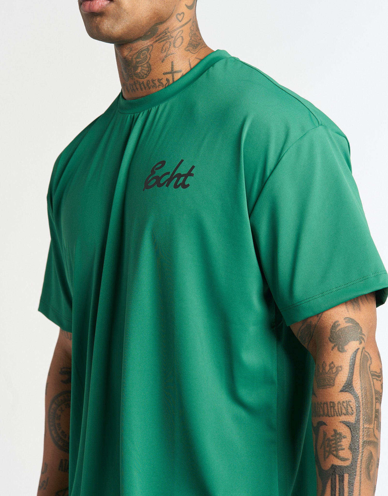 Script T-Shirt - Green