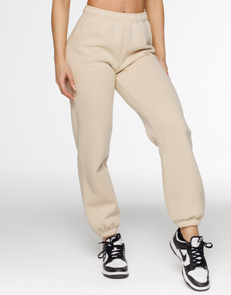 Womens oatmeal outlet joggers