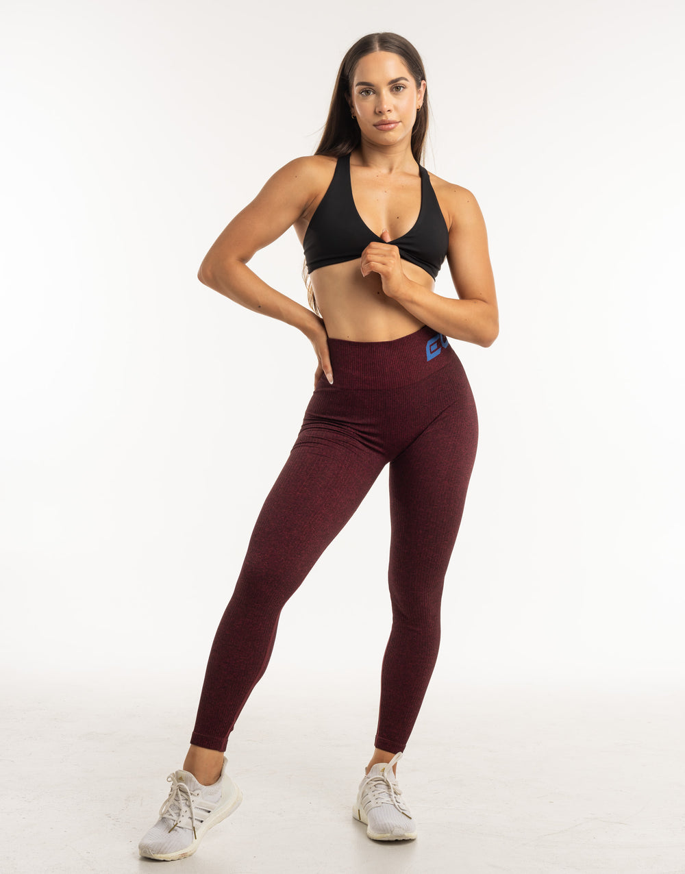 Arise Comfort Leggings - Magenta Marl