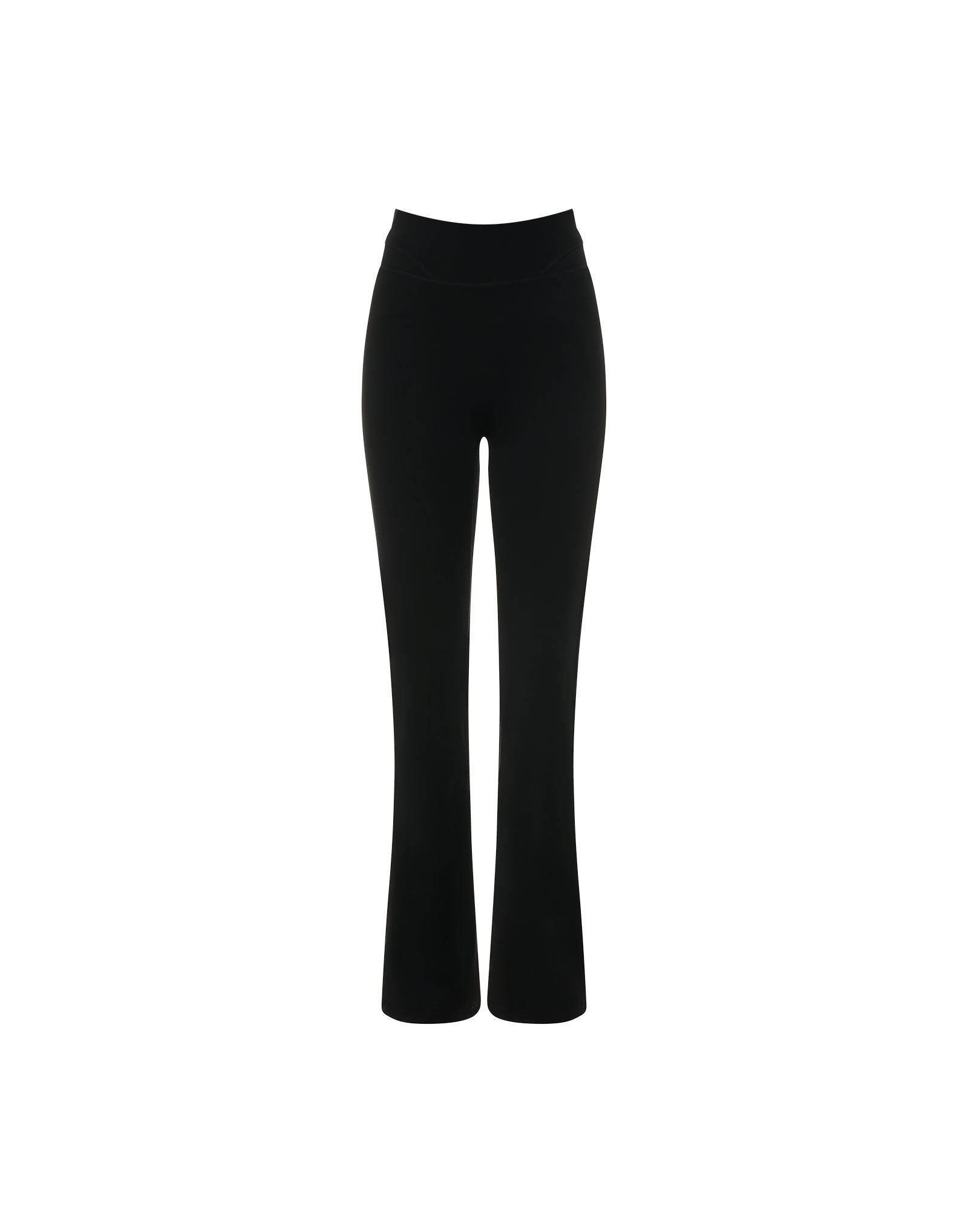 Accent Flare Leggings - Black