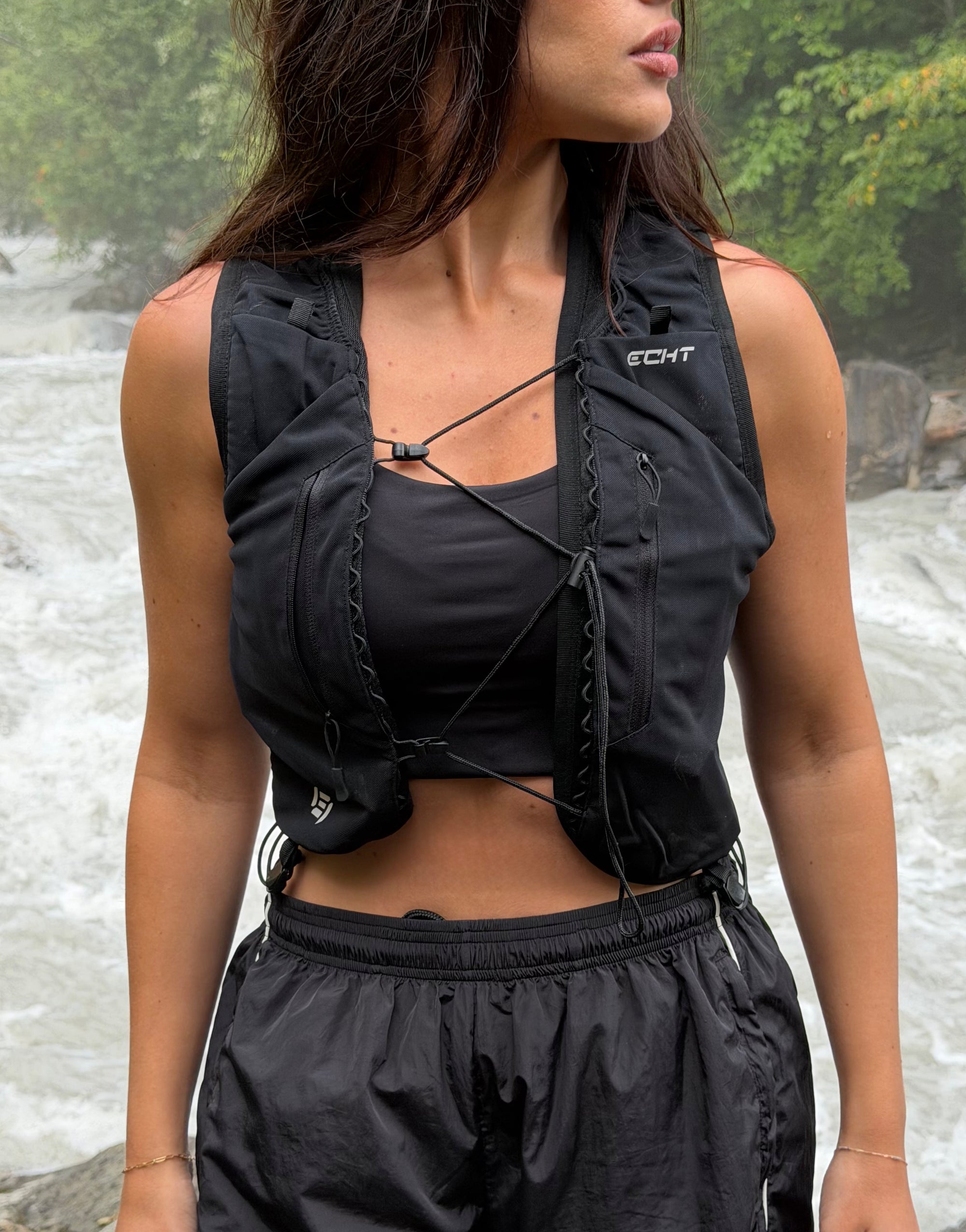 Performance Hydration Vest - Black (Unisex)