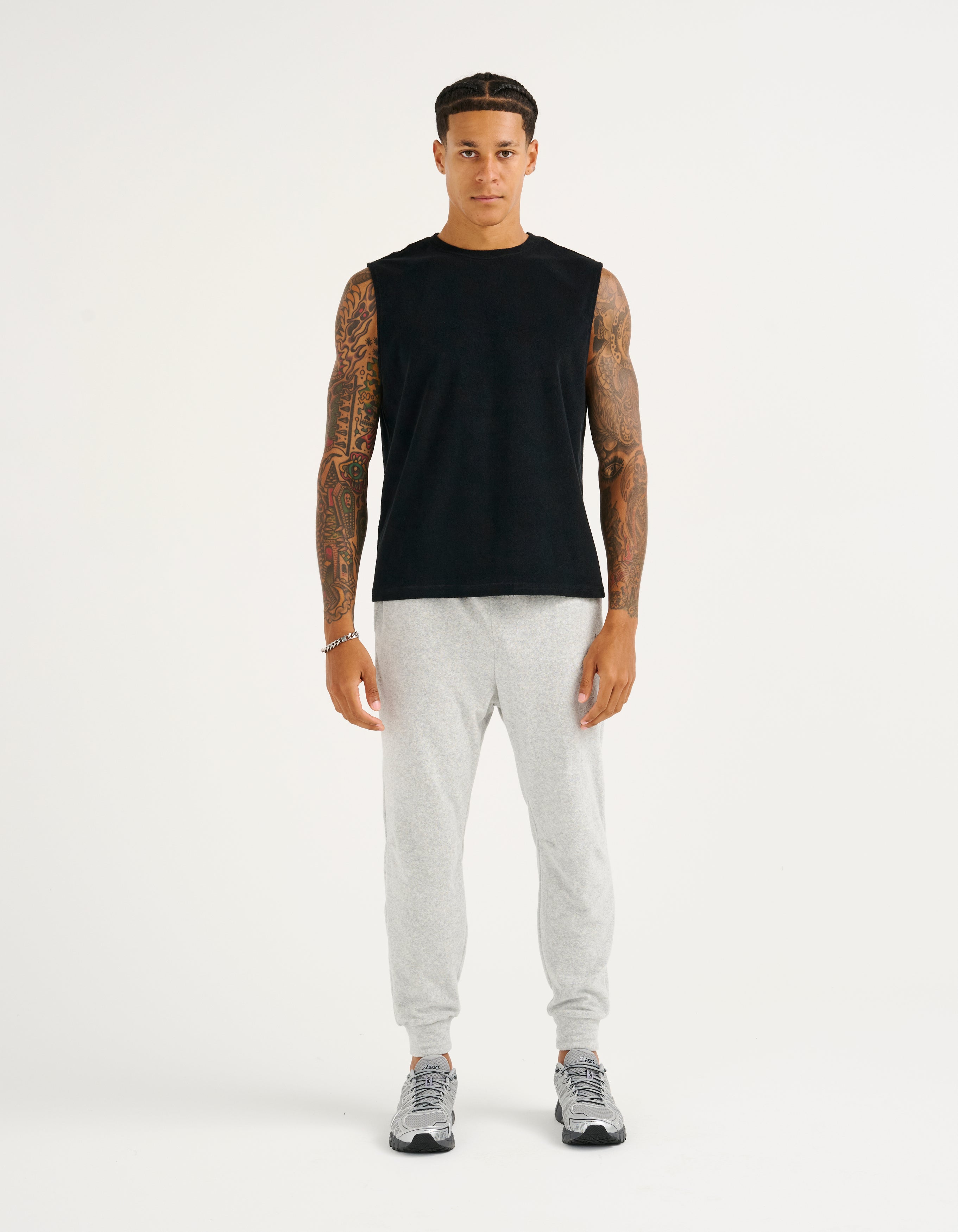 Terry Singlet - Black