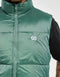 Echt Dart Puffer Vest - Green