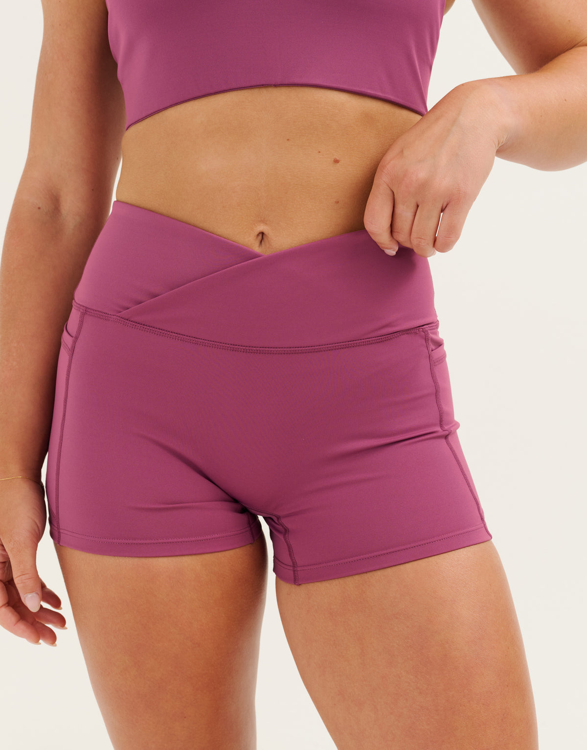 Nova Lycra® Shorts - Plum