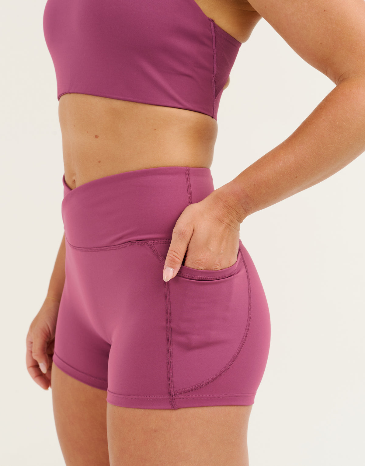 Nova Lycra® Shorts - Plum