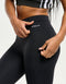 On-The-Go Utility Pocket Leggings - Black