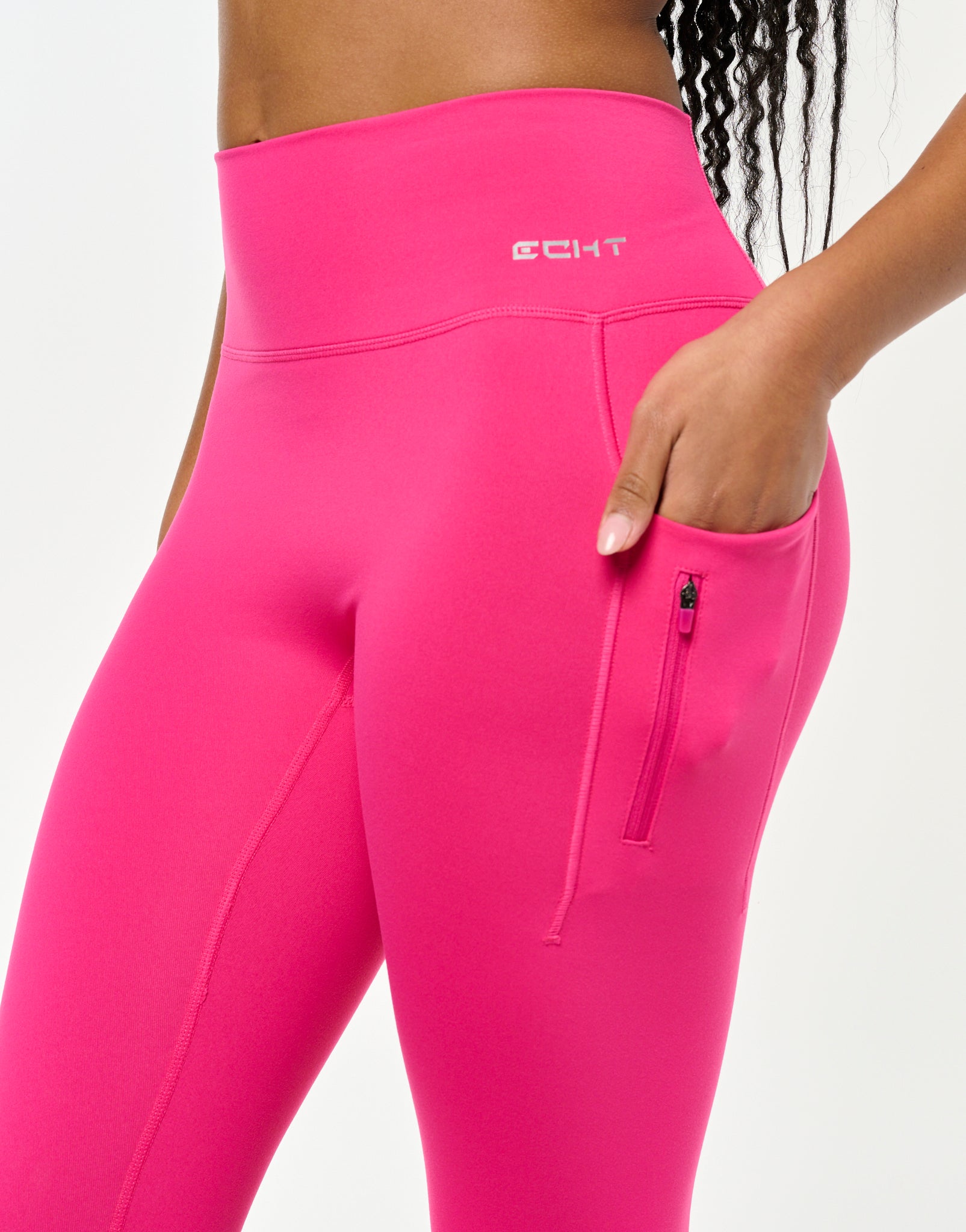 On-The-Go Utility Pocket Leggings - Pink