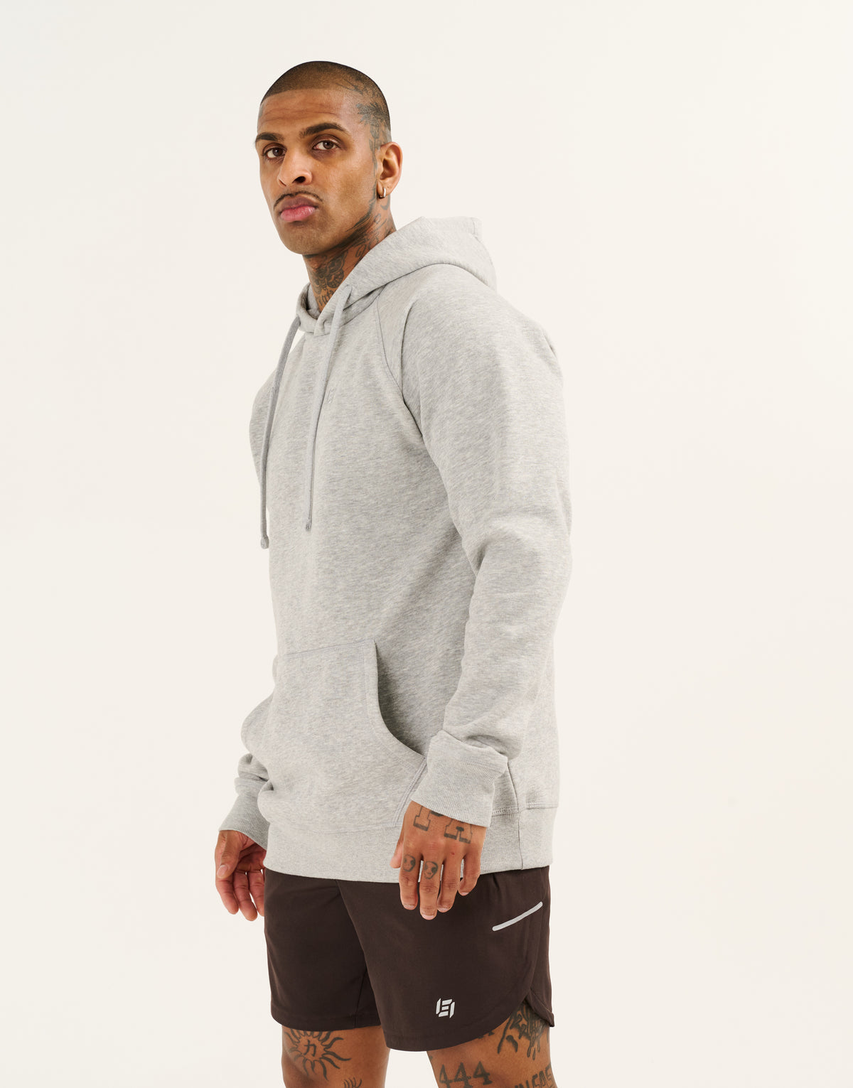 Recover Fleece Hoodie - Grey Marle