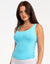 Ribbed Sculpt Tank - Baby Blue