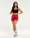 Echt Force Scrunch Shorts - Scarlet Red