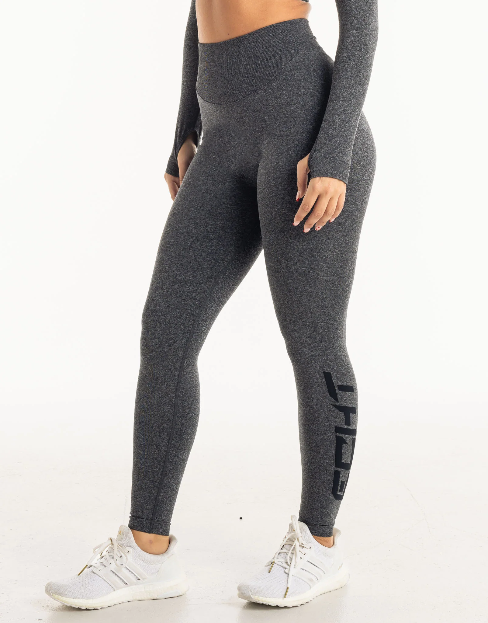 League Seamless Leggings - Charcoal