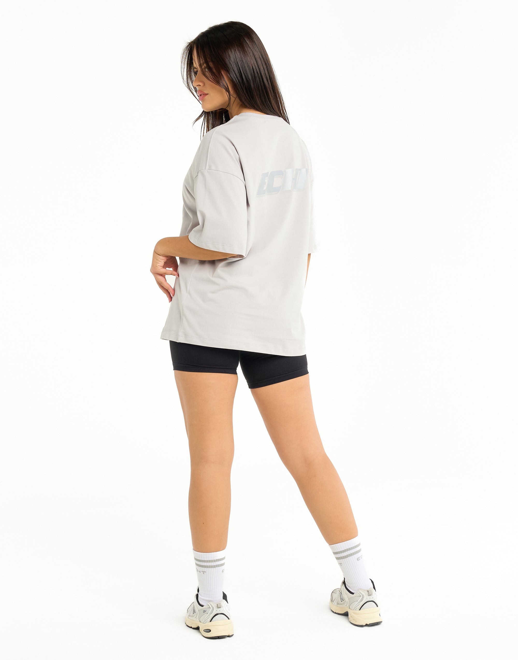 Track Oversize Tee - Grey