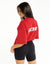 Track Oversize Tee - Red