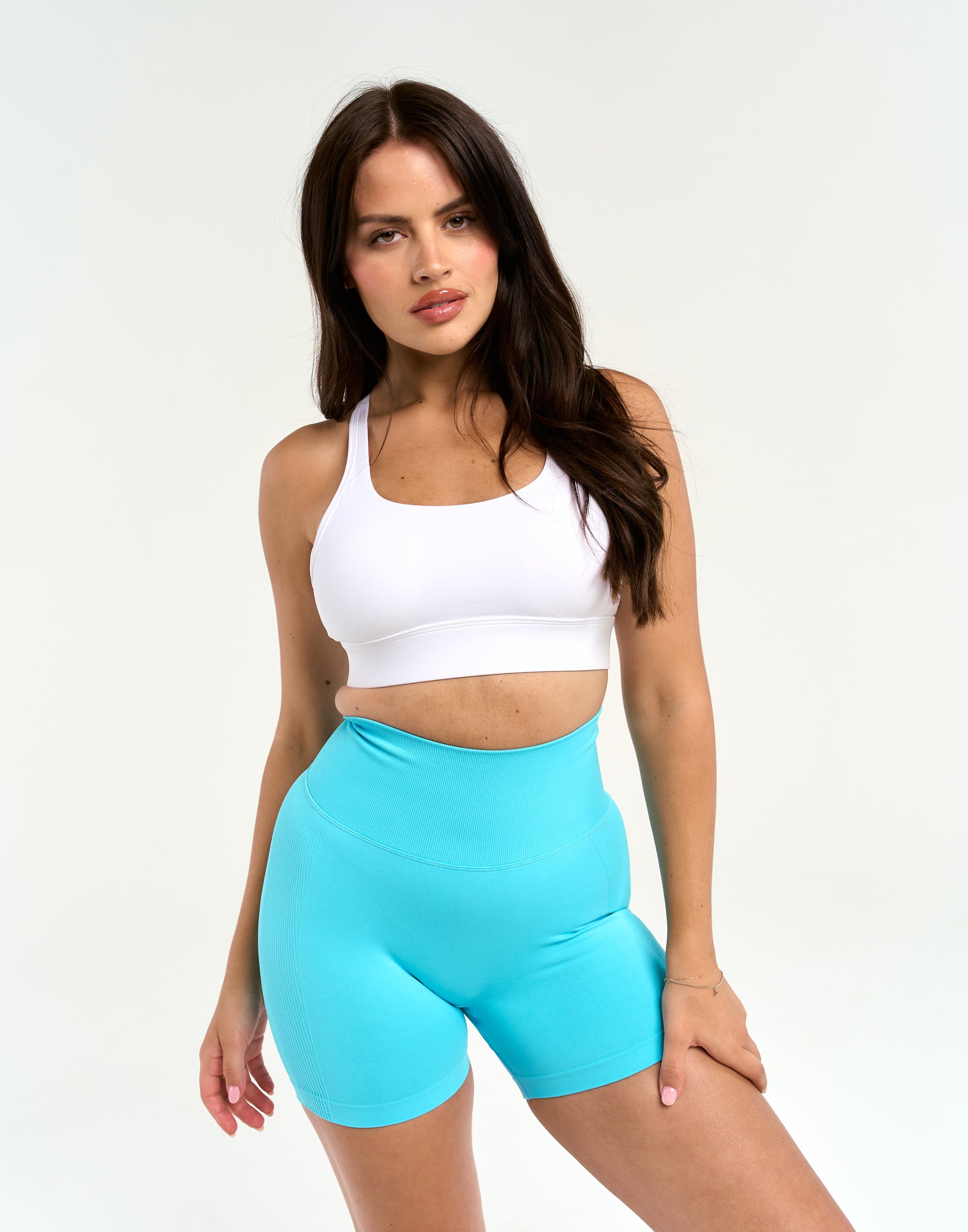 Arise Seamless Essential Shorts - Baby Blue