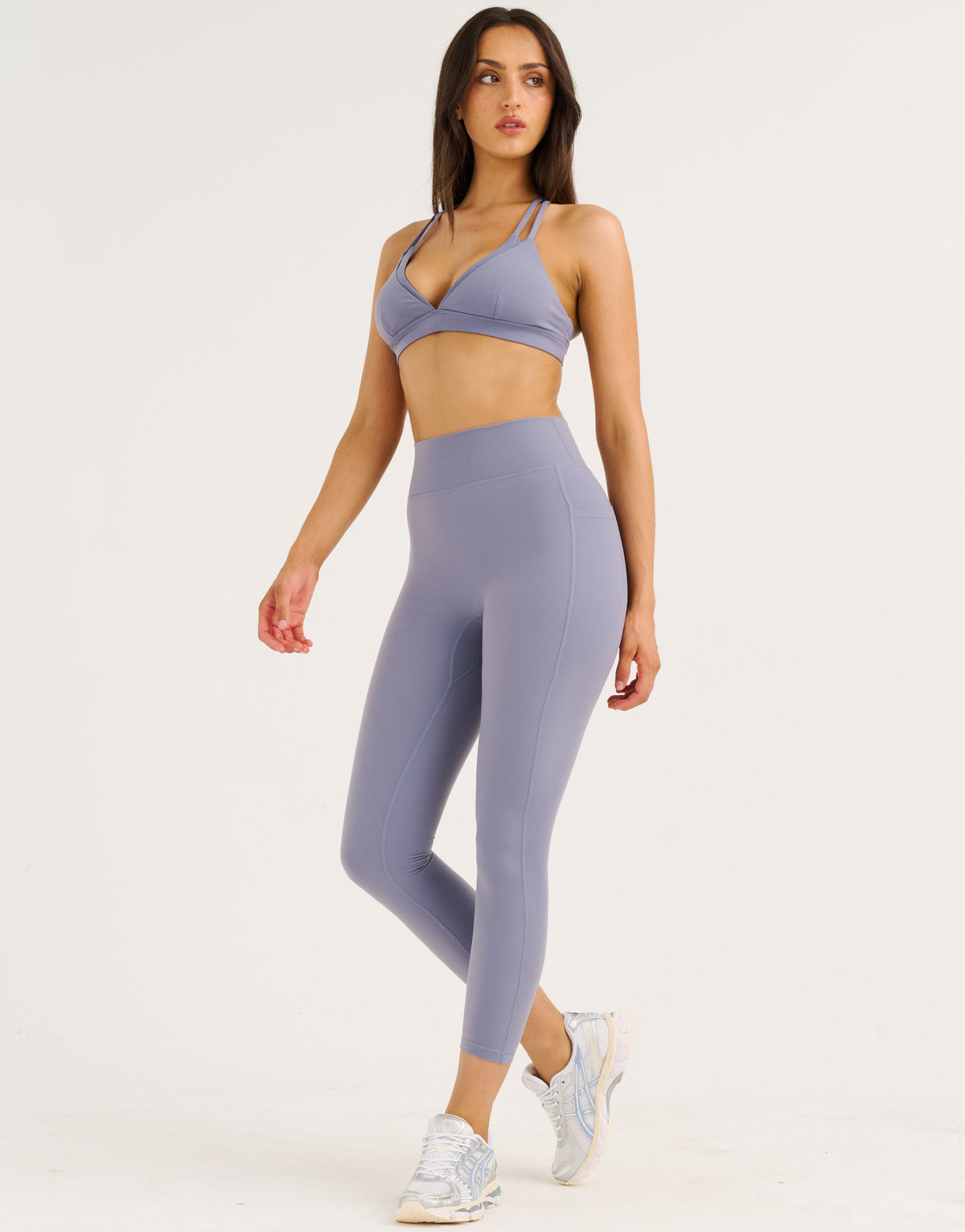 Ascend Pocket Leggings 23" - Washed Blue